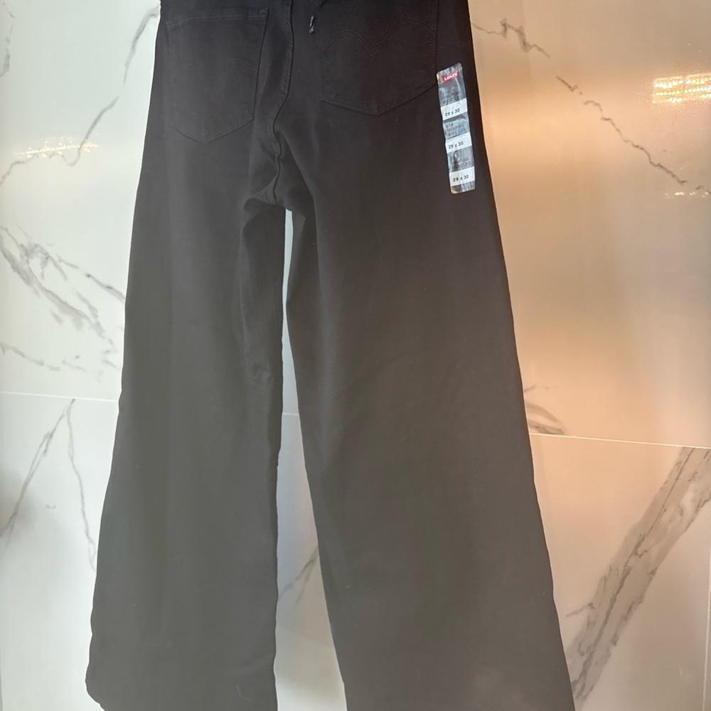 Levi's Black Flare & Wide Leg Jeans